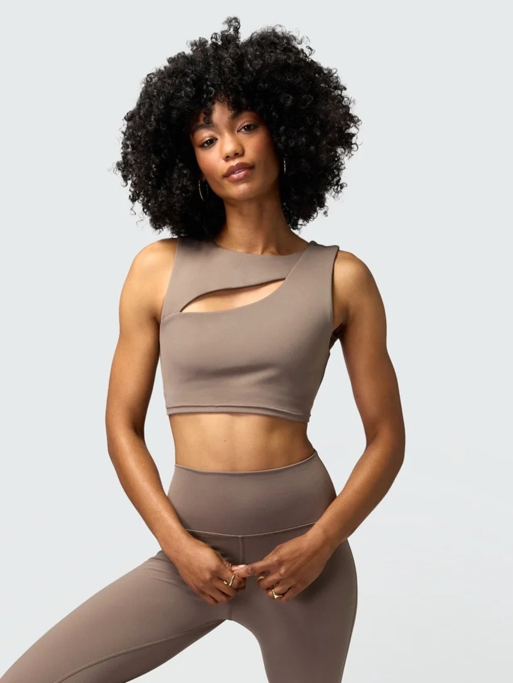 Spiritual Gangster Sports Bras - Taupe